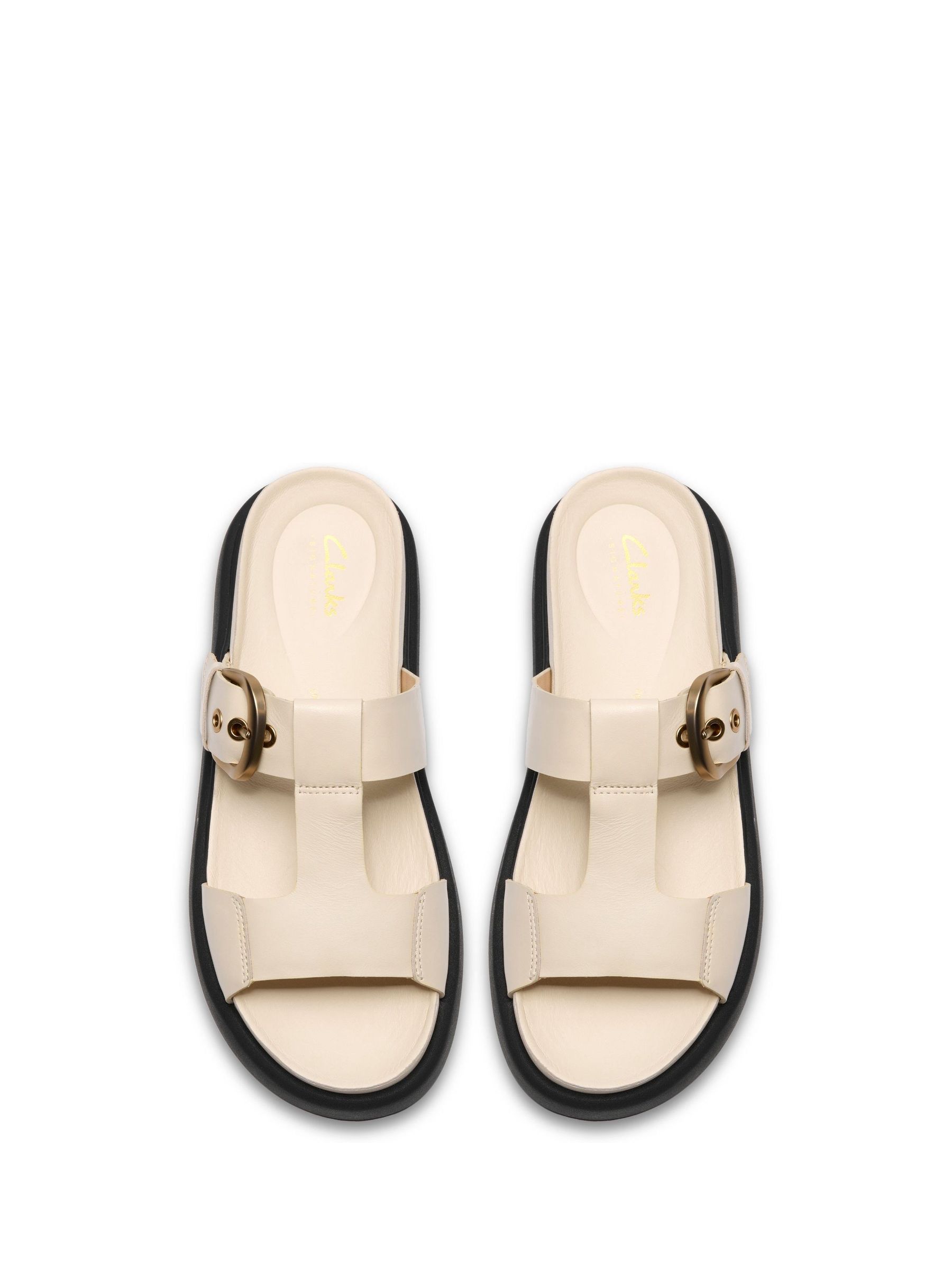 Buy Clarks Cream Aristella West Sandals from Next Ireland