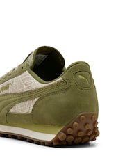 Puma Green /Cream Easy Rider Straw Trainers - Image 6 of 6