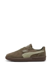 Puma Green Palermo Trainers - Image 1 of 1