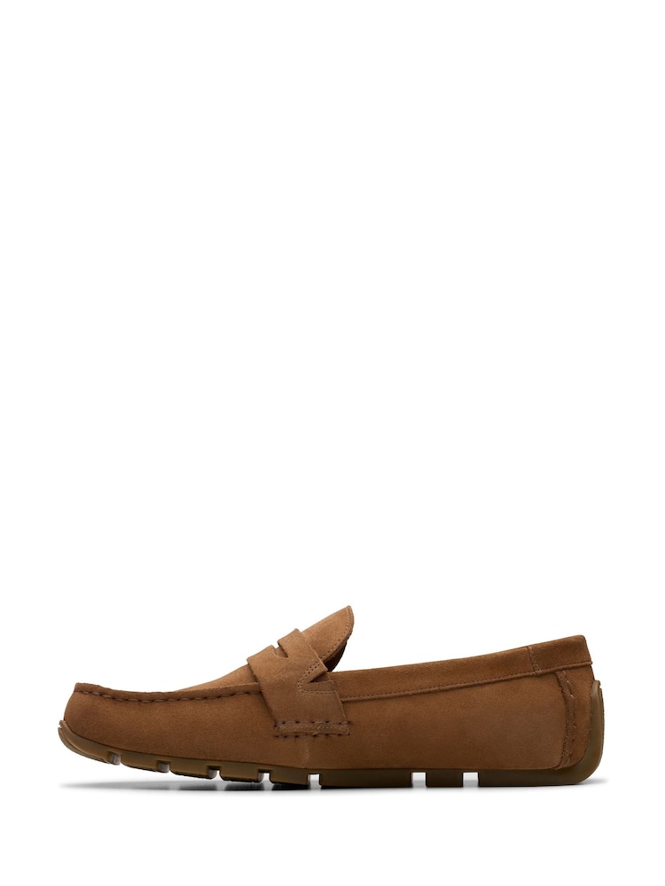 Clarks Brown Corsley Bar Loafers - Image 2 of 7