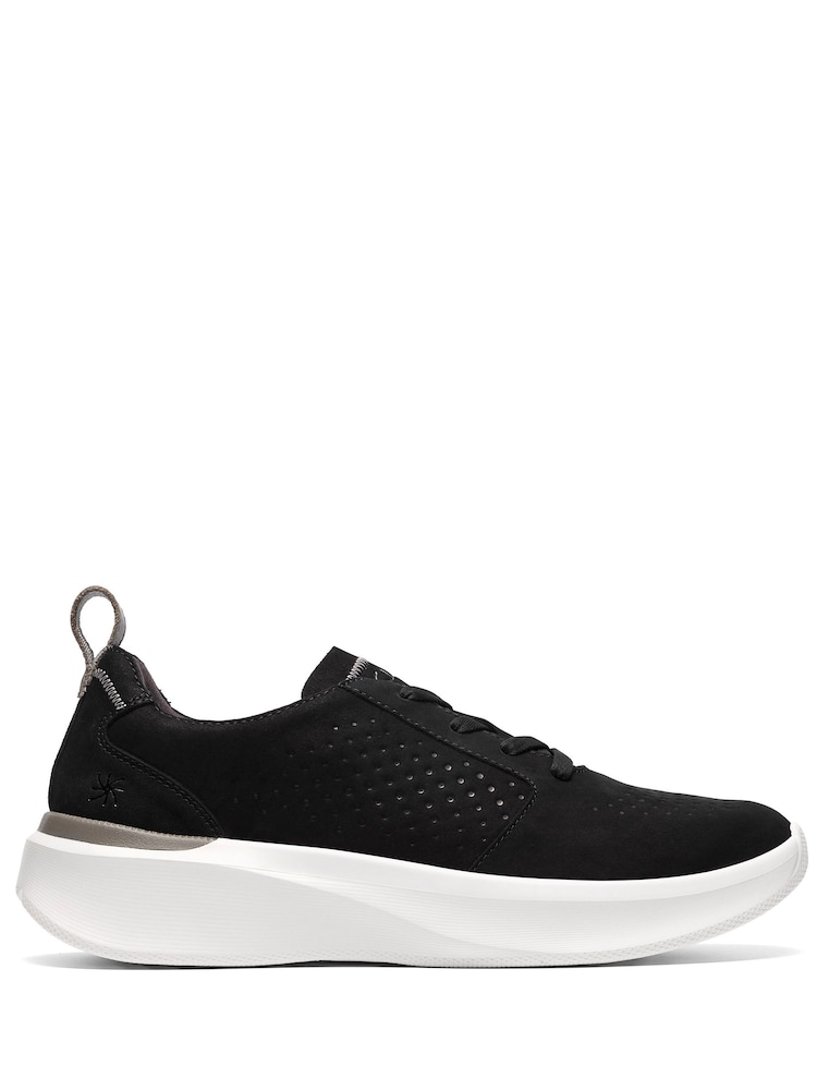 Clarks Black Solevana Style Trainers - Image 1 of 6