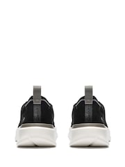 Clarks Black Solevana Style Trainers - Image 2 of 6