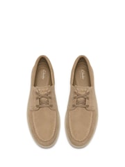 Clarks Natural Lockford Boat Shoes - Image 5 of 6