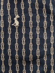 Joules Boys' Sonny Navy Blue Printed Woven Shirt - Image 3 of 5