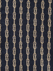 Joules Boys' Sonny Navy Blue Printed Woven Shirt - Image 5 of 5