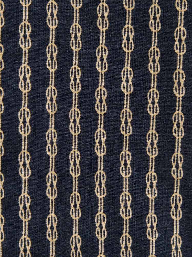 Joules Boys' Sonny Navy Blue Printed Woven Shirt - Image 5 of 5