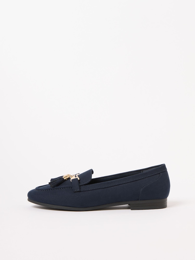 Azul marino - Lipsy Almond Toe Tassel Workwear Loafers - Imagen 5 de 5