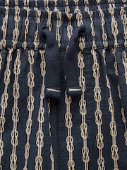 Joules Boys' Hadley Navy Blue Cotton Woven Shorts - Image 3 of 5