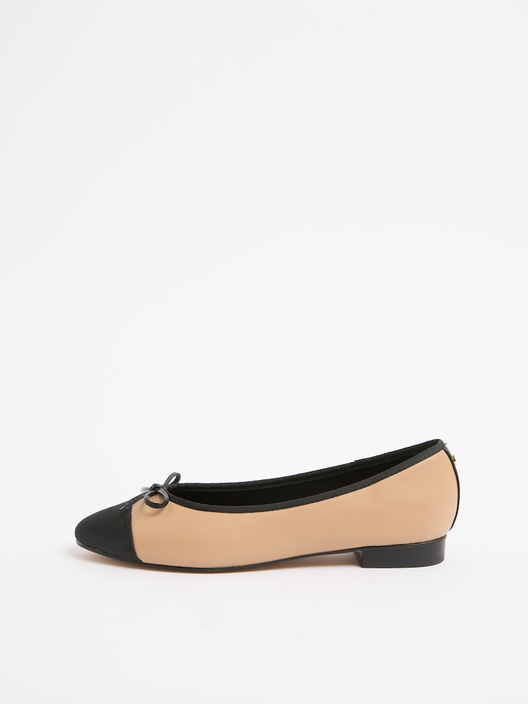 Lipsy Camel Standard Fit Patent Toecap Ballerinas - Image 5 of 5 Lipsy Camel Standard Fit Patent Toecap Ballerinas - Image 5 of 5