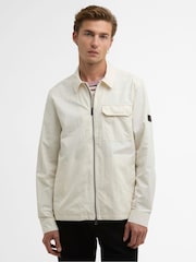Barbour International Off White Warren Overshirt - Image 1 of 7