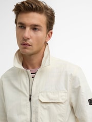 Barbour International Off White Warren Overshirt - Image 4 of 7