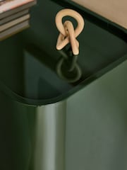 MADE.COM Dark Green Gloss Kain Small Sideboard - Image 2 of 5