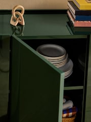 MADE.COM Dark Green Gloss Kain Small Sideboard - Image 3 of 5