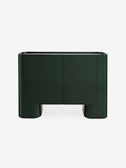 MADE.COM Dark Green Gloss Kain Small Sideboard - Image 5 of 5