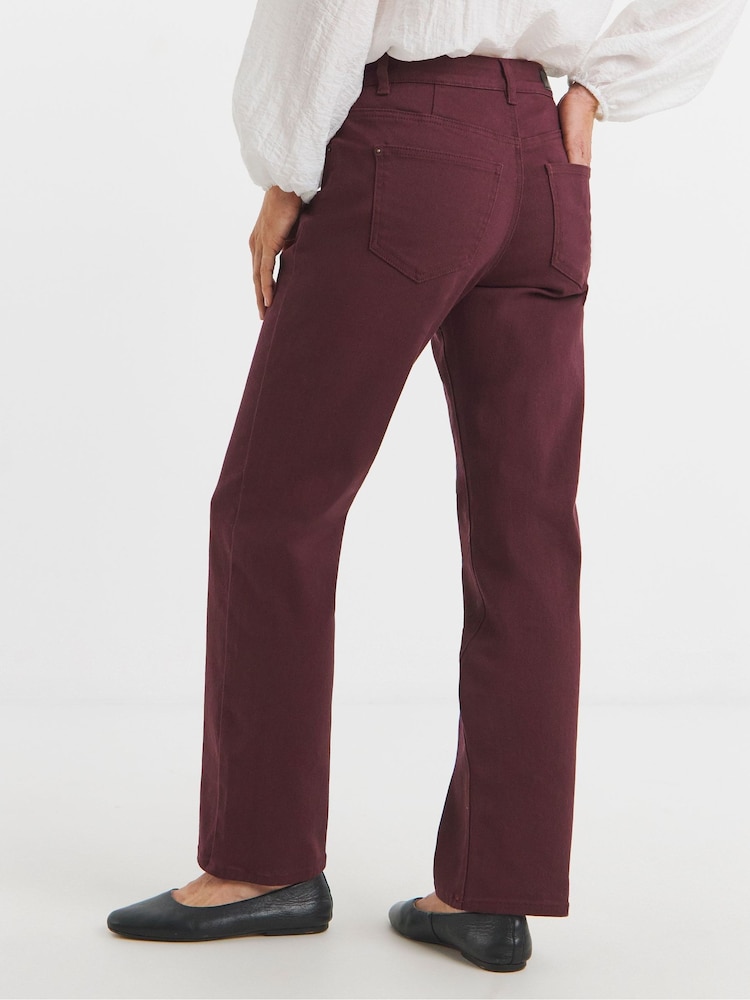 JD Williams Red Authentic Relaxed Straight Leg Jeans - Image 2 of 4 JD Williams Red Authentic Relaxed Straight Leg Jeans - Image 2 of 4