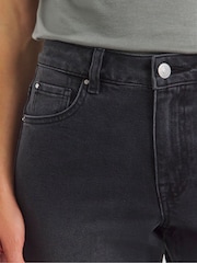 JD Williams Black Authentic Relaxed Straight Leg Jeans - Image 4 of 4