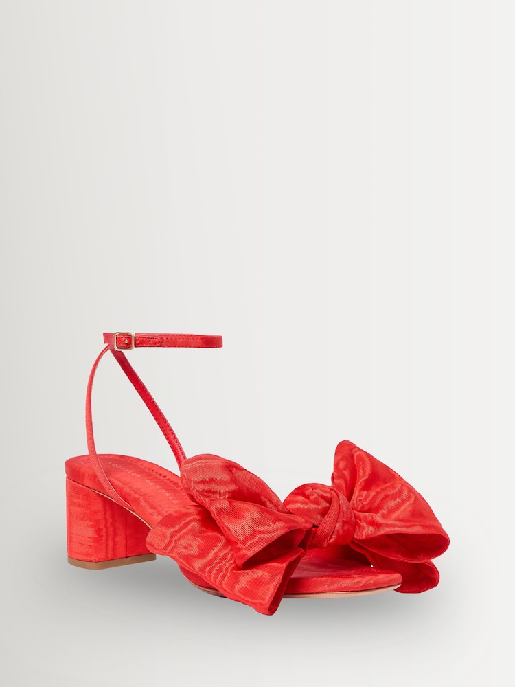 Loeffler Randall Red Carmen Heeled Sandals - Image 5 of 5 Loeffler Randall Red Carmen Heeled Sandals - Image 5 of 5