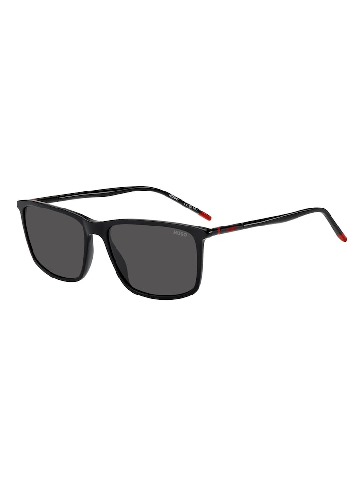 HUGO Black Rectangular Sunglasses - Image 2 of 4 HUGO Black Rectangular Sunglasses - Image 2 of 4
