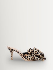 Loeffler Randall Brown Margot Bow Sandals - Image 1 of 4