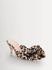 Loeffler Randall Brown Margot Bow Sandals - Image 2 of 4