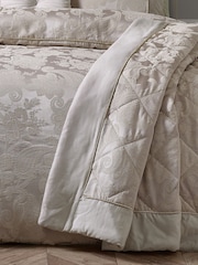 Catherine Lansfield Champagne Gold Opulent Jacquard Bedspread - Image 2 of 3