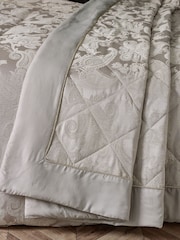 Catherine Lansfield Champagne Gold Opulent Jacquard Bedspread - Image 3 of 3