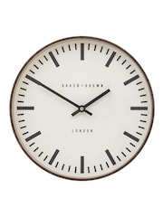 Gallery Home Dark Wood Claremont Clock 30cm - Image 1 of 5