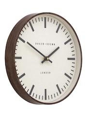Gallery Home Dark Wood Claremont Clock 30cm - Image 4 of 5