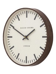 Gallery Home Dark Wood Claremont Clock 30cm - Image 5 of 5