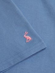 Mėlynasis dinozauras - „Joules“ berniukiški marškinėliai su „Archie Applique“ grafika - 4 paveikslėlis iš 5