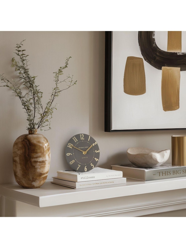 Thomas Kent Clocks Espresso 6'' Cedar Mantel Clock - Image 1 of 4