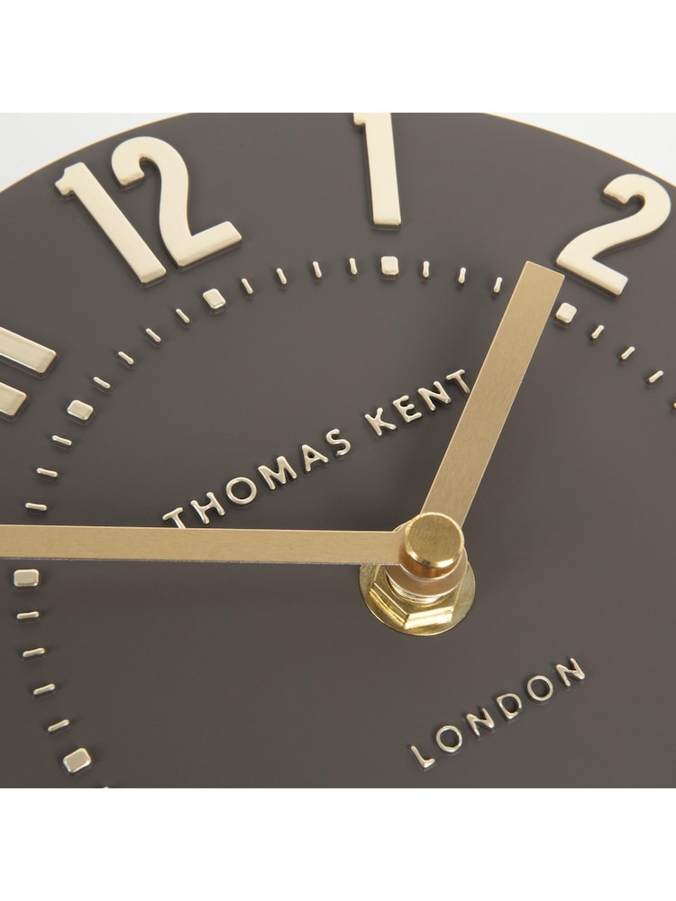 Thomas Kent Clocks Espresso 6'' Cedar Mantel Clock - Image 2 of 4