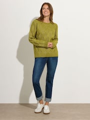 M&Co Green Cable Jumper - Image 3 of 5