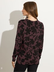 M&Co Brown Crew Neck Jumper - Image 2 of 5