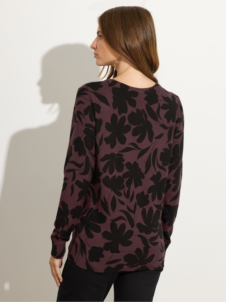 M&Co Brown Crew Neck Jumper - Image 2 of 5