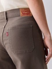 Levi's® Canteen Brown 318 Shaping Mid Rise Wide Leg Jeans - Image 7 of 7