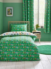 Catherine Lansfield Natural Animal Magic Reversible Duvet Cover Set - Image 3 of 5