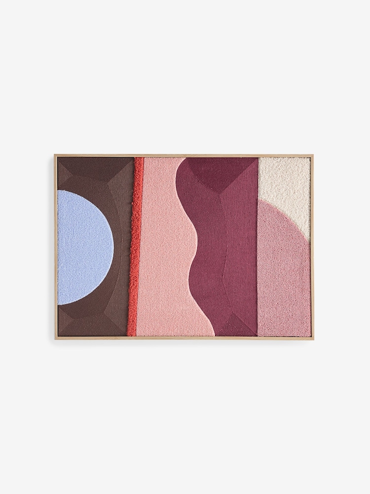 MADE.COM Pink Ronja Wall Art - Image 4 of 4