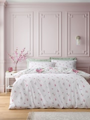 Bridgerton by Catherine Lansfield Natural Penelope Floral Reversible Duvet Cover Set - Image 3 of 6