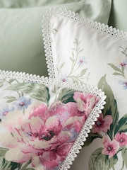 Bridgerton by Catherine Lansfield Natural Penelope Floral Reversible Duvet Cover Set - Image 5 of 6