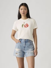 Levi's® Disco Cherry Egret Graphic Favourite T-Shirt - Image 1 of 5