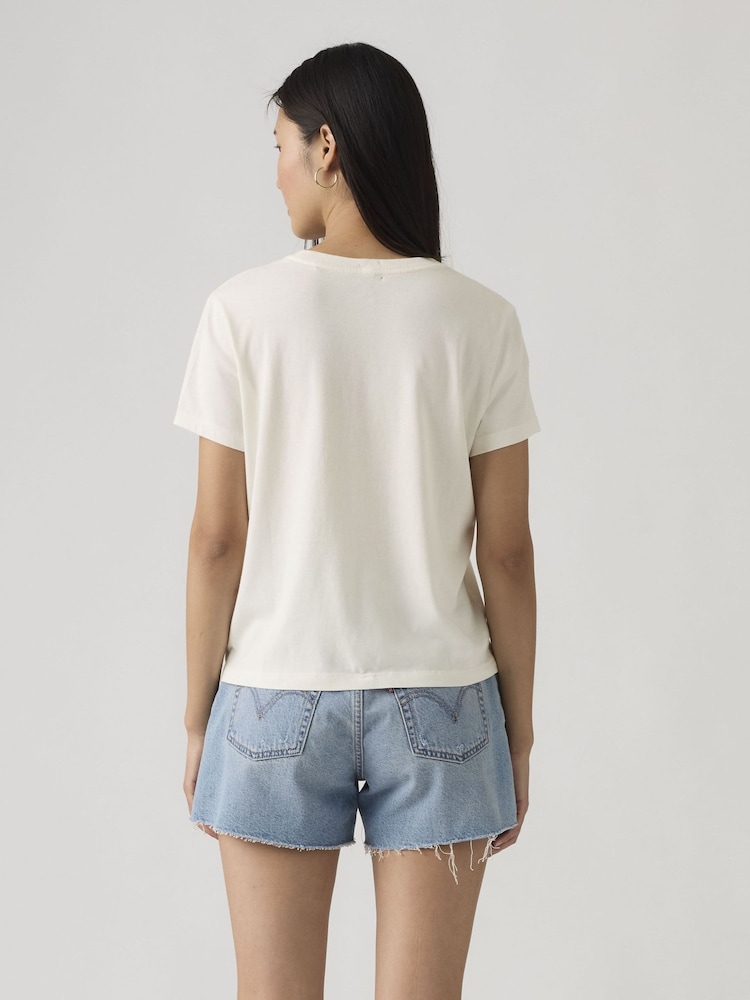 Levi's® Disco Cherry Egret Graphic Favourite T-Shirt - Image 2 of 5