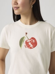 Levi's® Disco Cherry Egret Graphic Favourite T-Shirt - Image 3 of 5