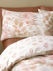 Catherine Lansfield Natural Autumn Leaves So Soft Reversible Duvet Cover Set - Image 4 of 5