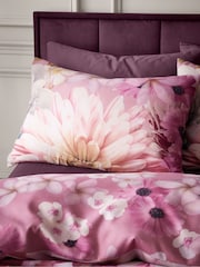 RHS Pink Rosemoor Floral So Soft Duvet Cover Set - Image 4 of 4