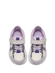 Clarks Purple Selva Lane Toddler Shoes - Image 5 of 6