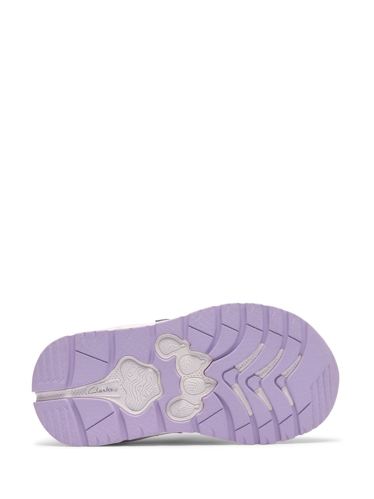 Clarks Purple Selva Lane Toddler Shoes - Image 6 of 6 Clarks Purple Selva Lane Toddler Shoes - Image 6 of 6