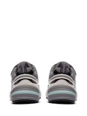 Clarks Grey Crafton Vibe Toddler Trainers - Image 2 of 6