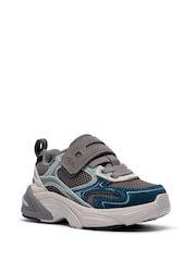 Clarks Grey Crafton Vibe Toddler Trainers - Image 5 of 6