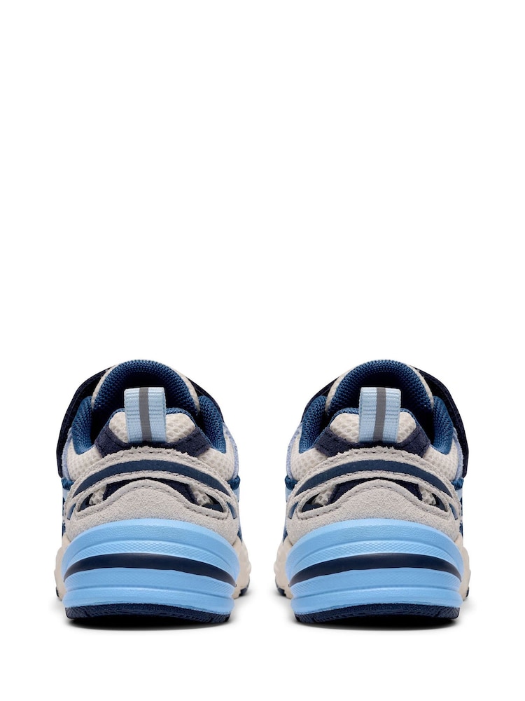 Clarks Blue Crafton Vibe Toddler Trainers - Image 2 of 6